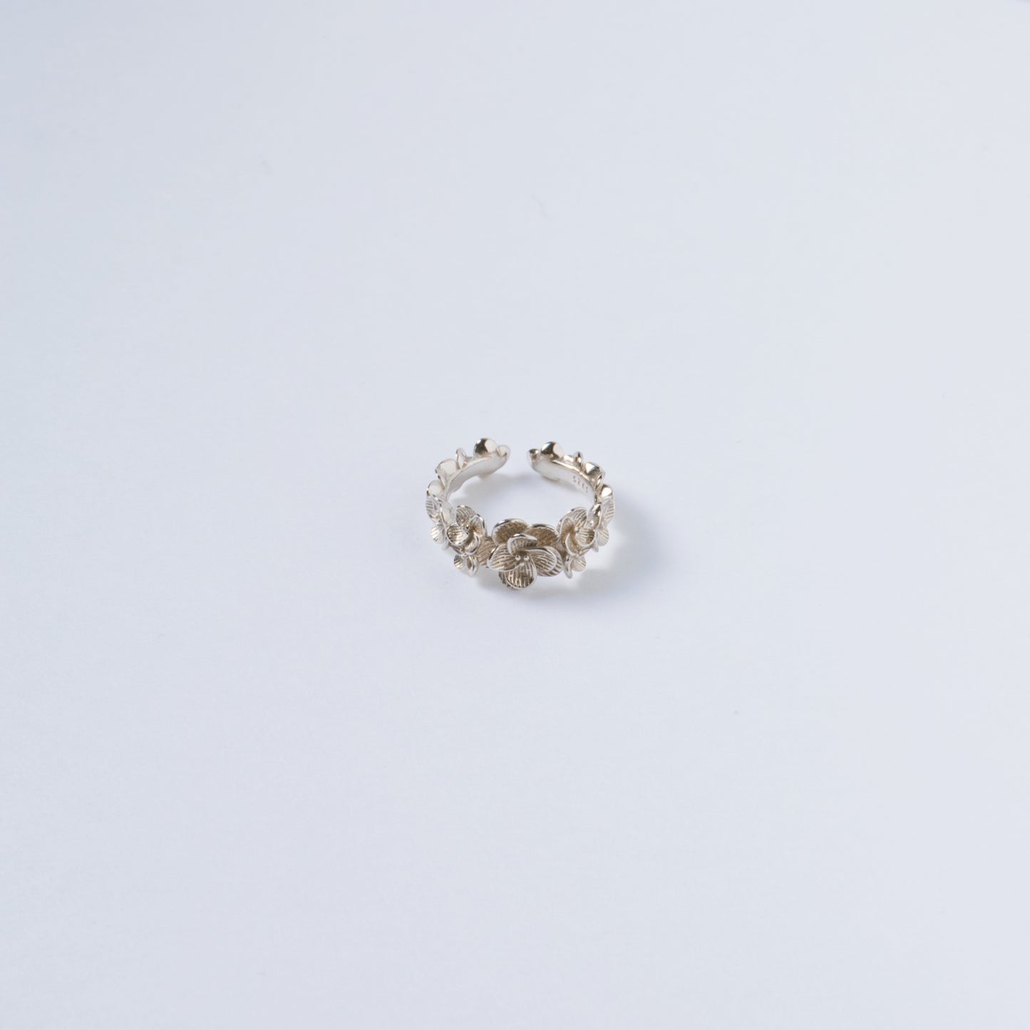 POÈMES PARMI LES FLEURS - Bague en Argent 925