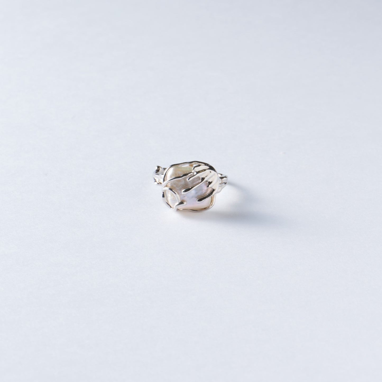 LUEUR DE PERLE - Bague en Argent 925 avec Perle