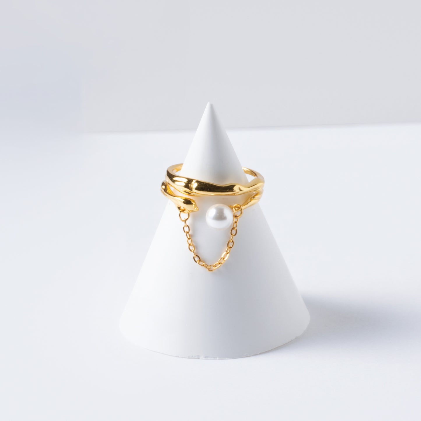 LUEURS MOUVANTES - Bague en Argent 925 avec Perle