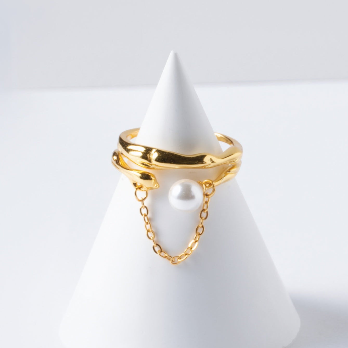 LUEURS MOUVANTES - Bague en Argent 925 avec Perle