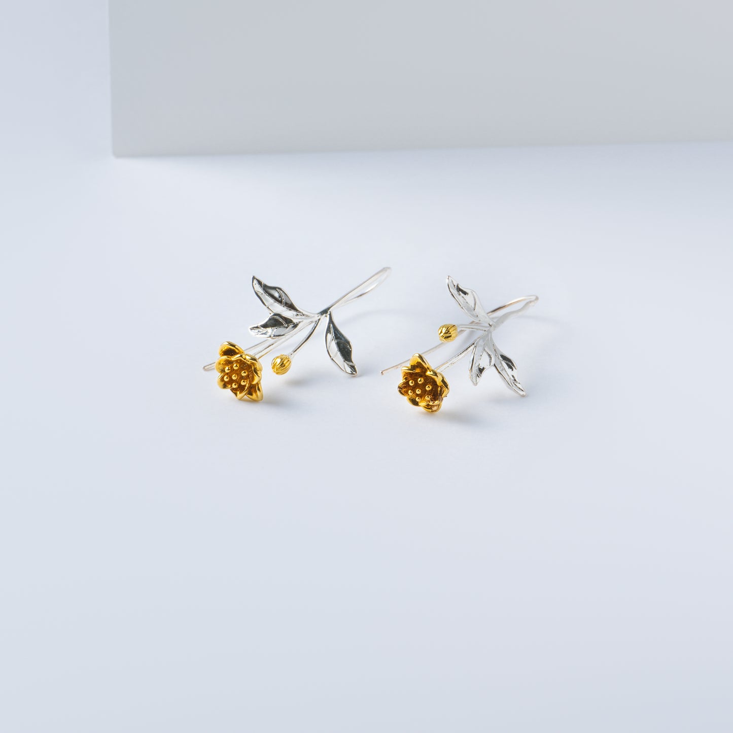 POMMIER IMMORTEL- Boucles d'Oreilles en Argent 925
