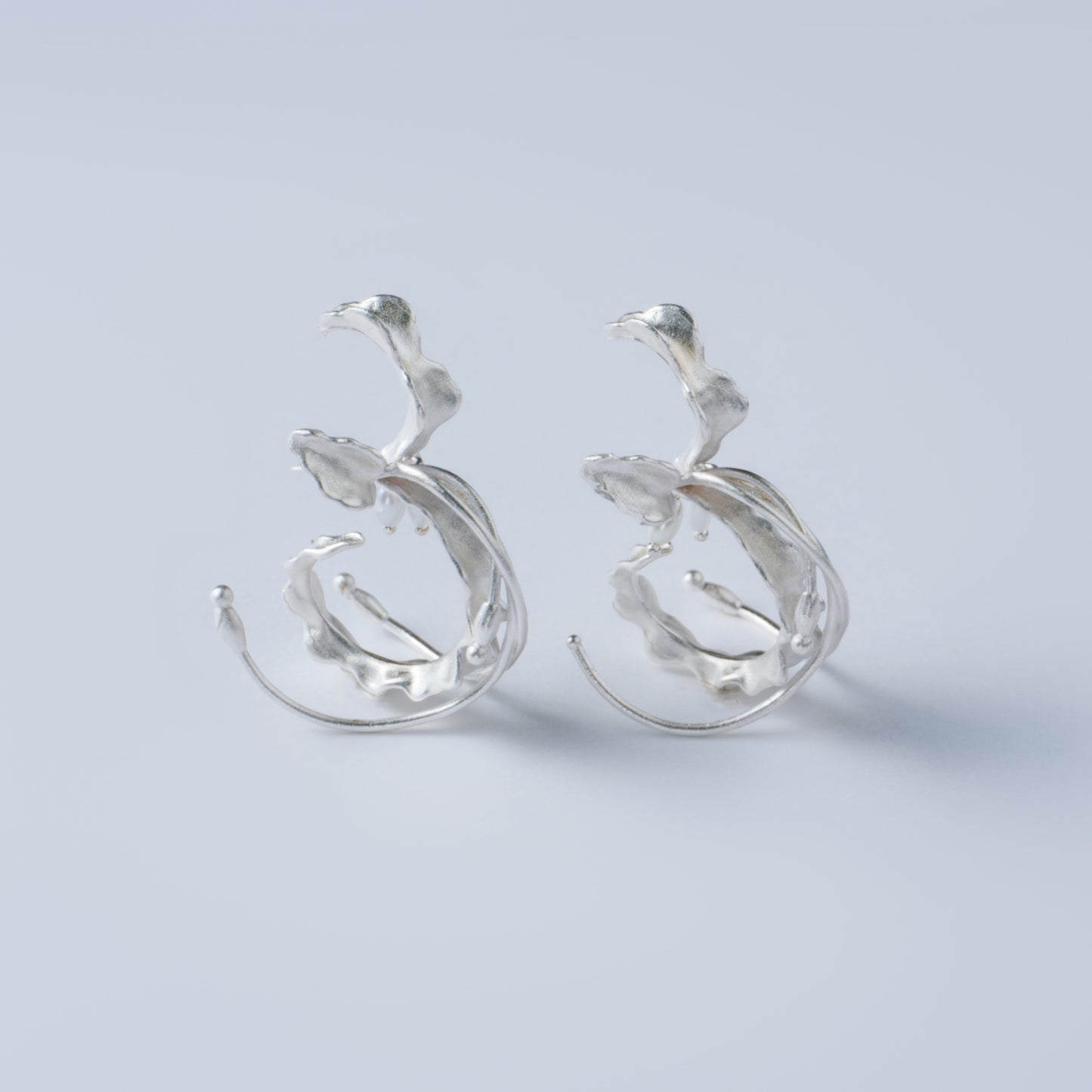 IRIS II - Boucles d'Oreille en Argent 925