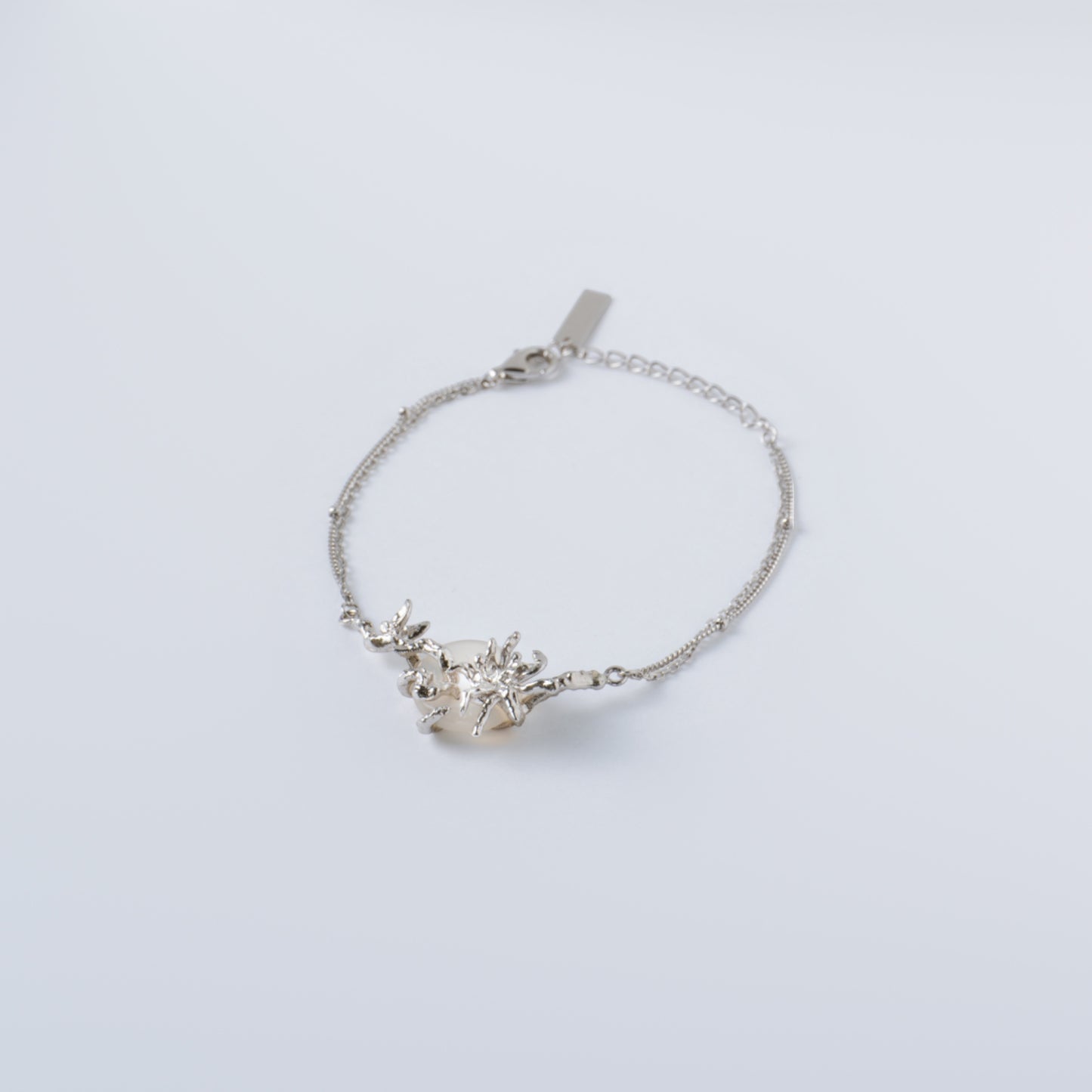 BOUCLE DE PAIX - Bracelet en Argent 925 avec Jade