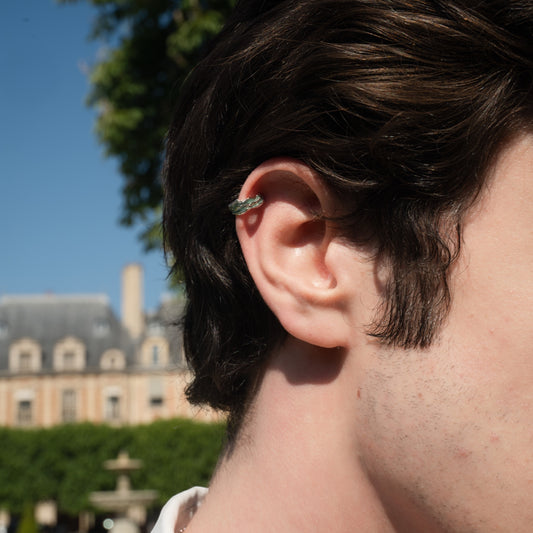 CIEL AZUR - Manchette d'Oreille en Argent 925