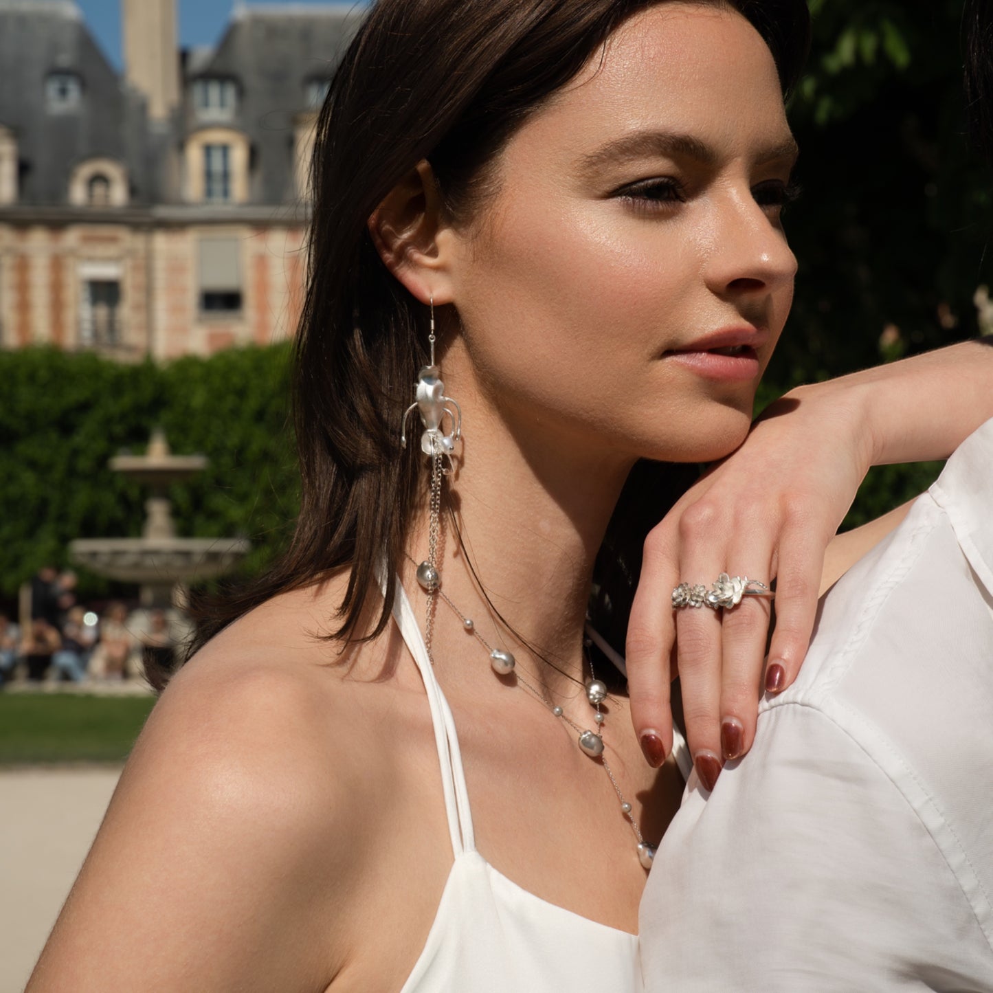 CIEL ÉTOILÉ - Collier en Argent 925 avec Perles