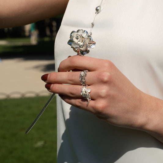 JASMIN - Bague en Argent 925