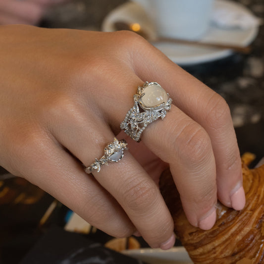 ŒIL DE CHAT - Bague en Argent 925