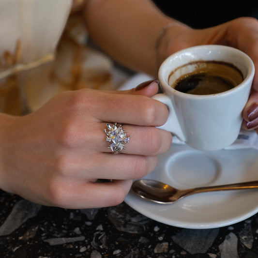 FEMME DES NEIGES - Bague en Argent 925