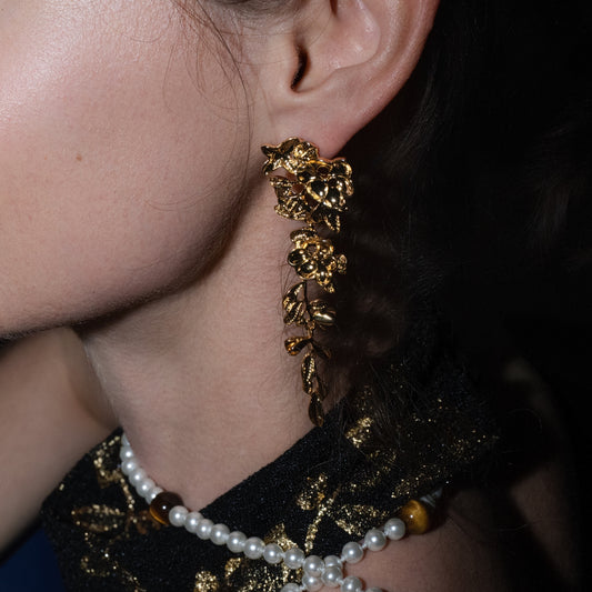 FLORAISON ABONDANTE - Boucles d'Oreille en Argent 925