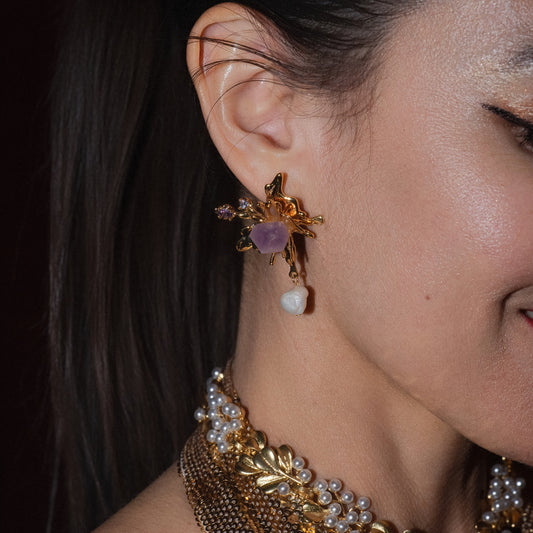 MÉTAMORPHOSE DU PAPILLON - Boucles d'Oreille en Argent 925