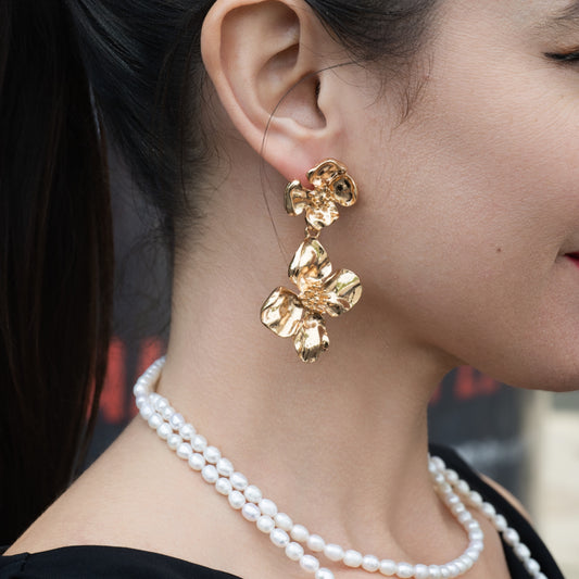 JEUNESSE ÉTERNELLE - Boucles d'oreilles en Alliage