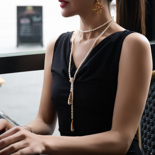 PERLE DE RIZ - Collier de perles