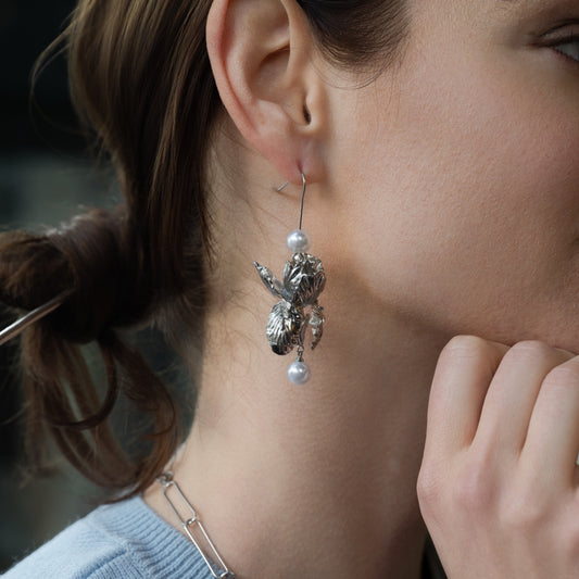 PERLE D'IRIS - Boucles d'Oreille en Argent 925