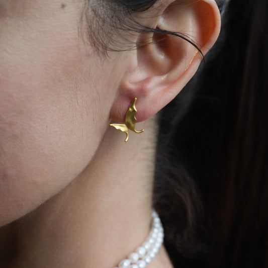 DANSE DES PAPILLONS - Boucles d'Oreille en Argent 925