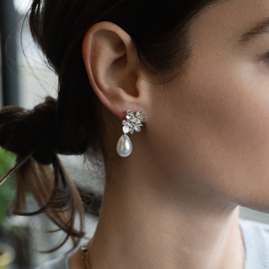 FLORAISON ÉBLOUISSANTE - Boucles d'Oreilles en Argent 925