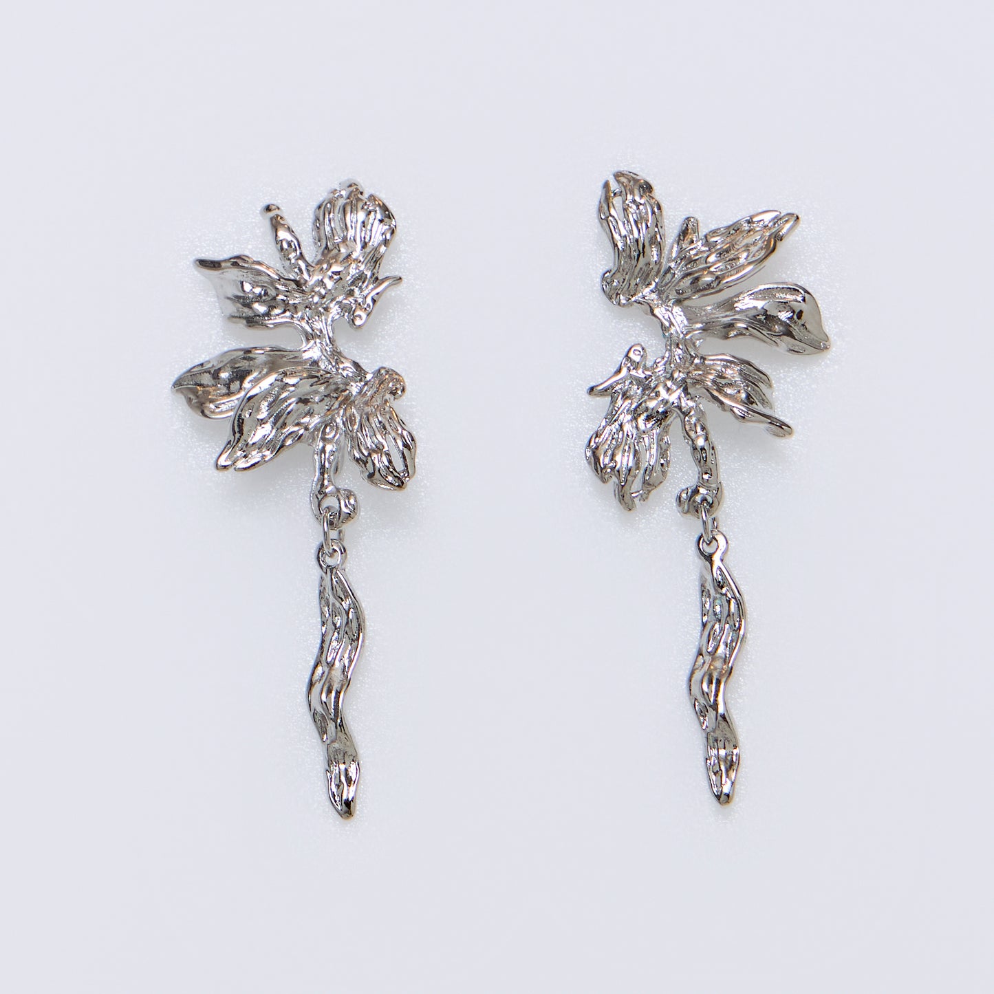 CLAIR DE LUNE SUR LAC D'ARGENT - Boucles d'oreilles en Argent 925