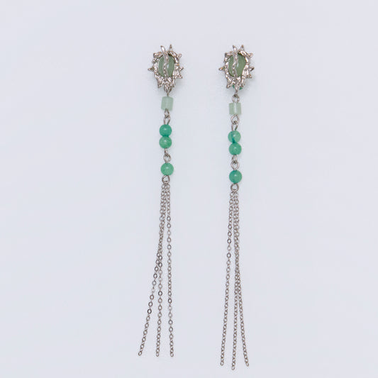 RÊVE PERDU DE LA TOMBE DE L'EST - Bague en Argent 925 avec Jade