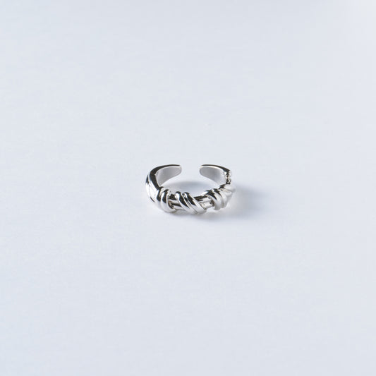 CORDE DES SENTIMENTS - Bague en Cuivre plaqué Or (Platine)