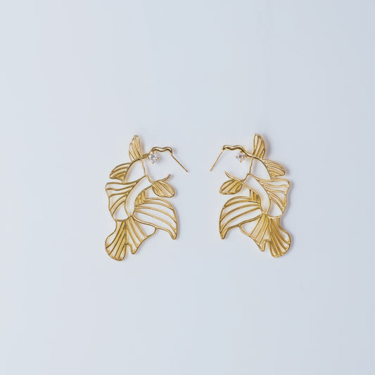 POISSON VOLANT - Boucles d'oreilles en Alliage