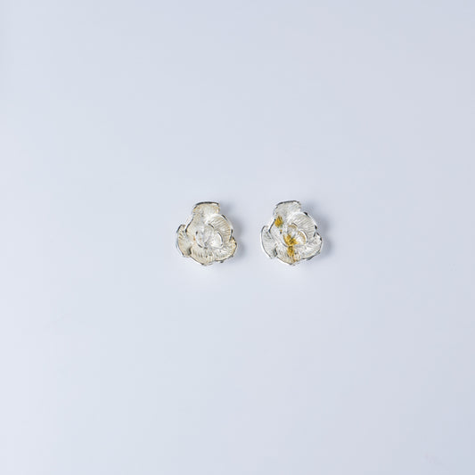 CENDRE D'ORCHIDÉE - Boucles d'Oreille en Argent 925