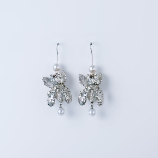 PERLE D'IRIS - Boucles d'Oreille en Argent 925