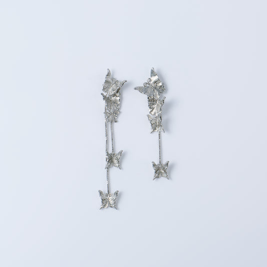 PAPILLON DE RÊVE MAJESTUEUX - Boucles d'Oreilles en Argent 925