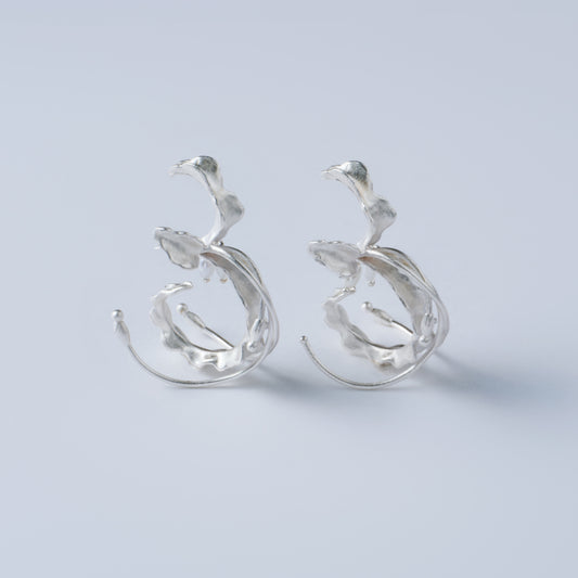 IRIS II - Boucles d'Oreille en Argent 925