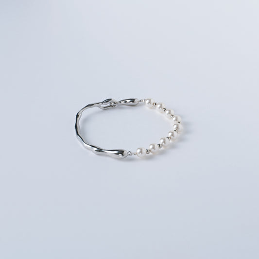 EAU DE PERLE - Bracelet en Argent 925 avec Perles