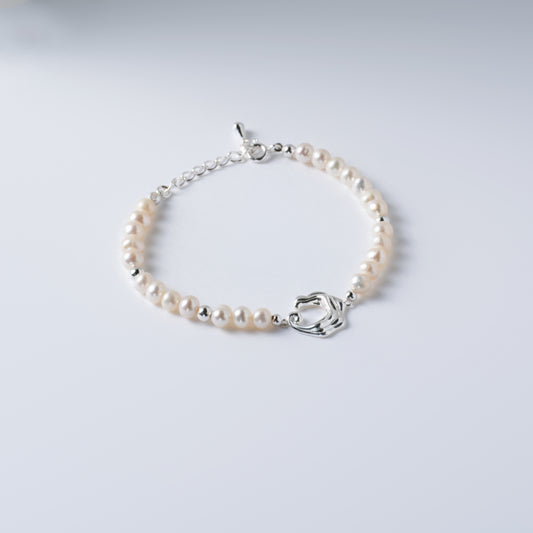 LUEUR DE PERLE SOUS LA LUNE - Bracelet de Perles