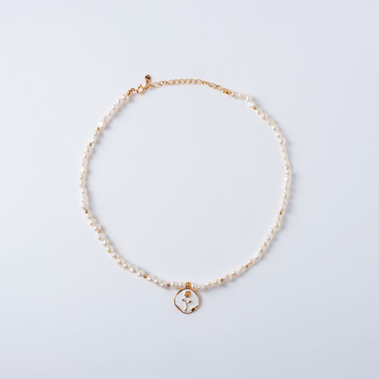 REFLET DE PERLE DANS LA ROSÉE MATINALE - Collier de Perles