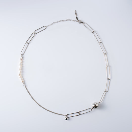 ETOILES TRAÇANT LEUR PARCOURS DANS L'ENCRE - Collier en Argent 925